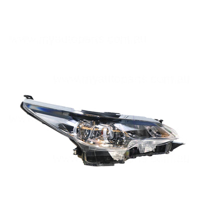 Halogen Head Lamp Drivers Side Genuine Suits Toyota Fortuner GXL GUN156R 2015 to 2021