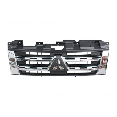 Chrome Grille Aftermarket Suits Mitsubishi Pajero NW 2011 to 2014