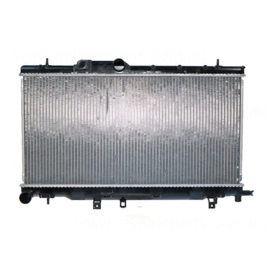 Radiator 38 / 38 mm Plastic Aluminium 340 x 688 x 26 mm Manual 2.0L L EJ20 Aftermarket Suits Subaru Impreza GD/GG 2000 to 2005