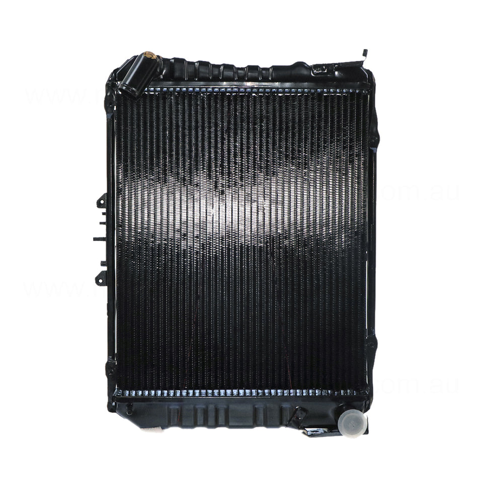 Radiator 35 / 35 mm Brass Copper 490 x 410 x 48 mm Mauto 2.8 L 3L Aftermarket Suits Toyota Hiace RZH / LH10# 1989 to 2005