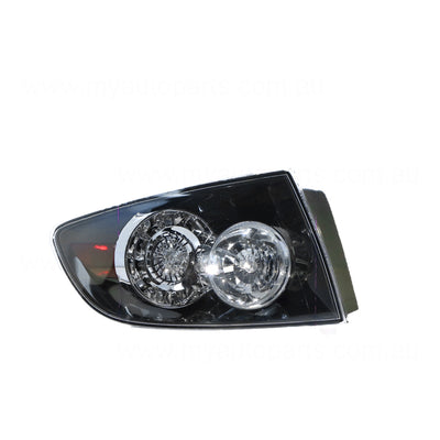 Tail Lamp Passenger Side Genuine Suits Mazda 3 SP23 BK Sedan 7/2006 to 2/2009