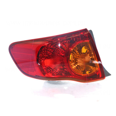 Tail Lamp Passenger Side Genuine Suits Toyota Corolla ZRE152R Sedan 3/2007 to 4/2010