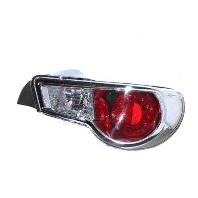 Red/Clear Tail Lamp Drivers Side Certified Suits Toyota 86 ZN6R 2012 to 2016
