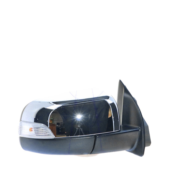Chrome Door Mirror With Indicator Drivers Side OEM Suits Ford Ranger PX 9/2011 to 9/2018