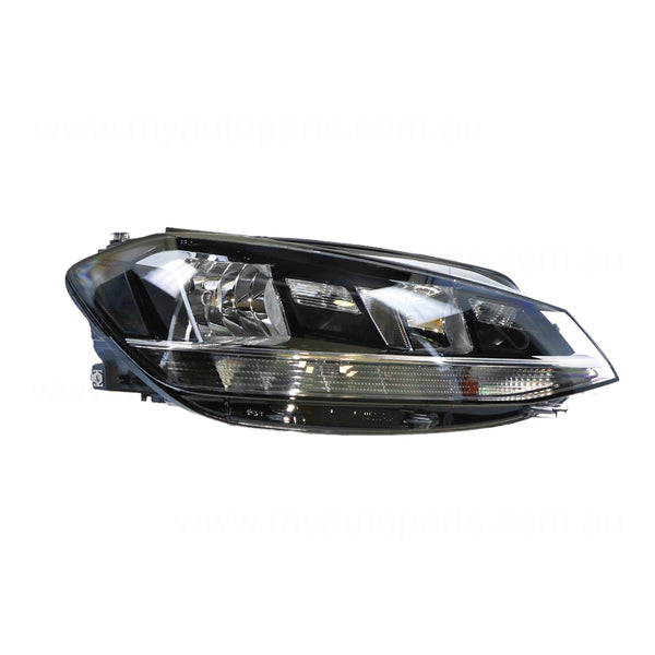 Halogen Head Lamp Drivers Side OEM Suits Volkswagen Golf MK 7 2017 On