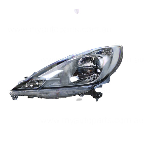 Halogen Manual Adjust Head Lamp Passenger Side Certified Suits Honda Jazz GE 2008 to 2014