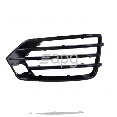 Front Bar Grille Drivers Side Genuine Suits Audi Q3 S-Line 8U 11/2014 to 8/2019