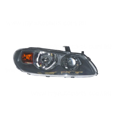 Grey Head Lamp Drivers Side Certified Suits Nissan Pulsar N16 9/2002 to 1/2006