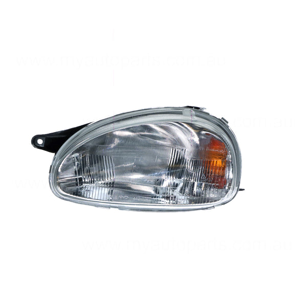 Head Lamp Passenger Side Certified Suits Holden Barina SB 1994 to 2001