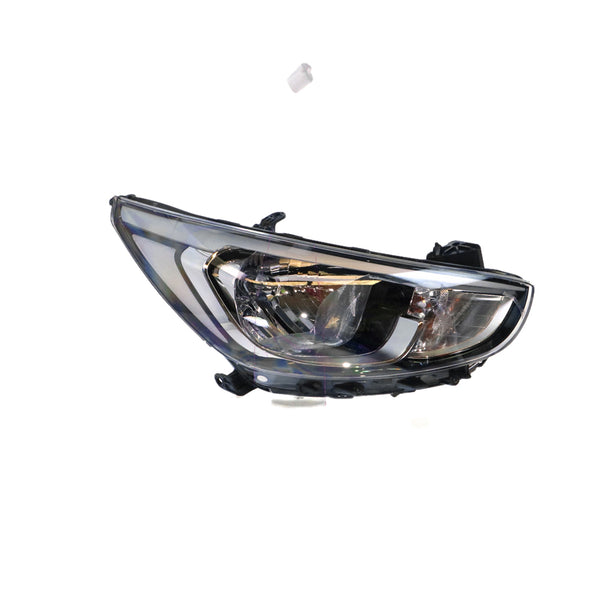 Halogen Head Lamp Drivers Side OEM Suits Hyundai Accent RB 2017 to 2019