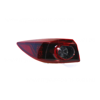 LED Tail Lamp Passenger Side Genuine Suits Mazda 3 SP25 BM Sedan 11/2013 to 5/2016