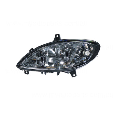 Halogen Manual Adjust Head Lamp Passenger Side Certified Suits Mercedes-Benz Vito 639 2004 to 2015
