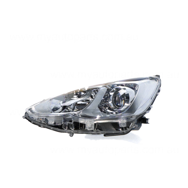 Head Lamp Passenger Side OEM Suits Toyota Prius-C NHP10R E-CVT2015 to 2017