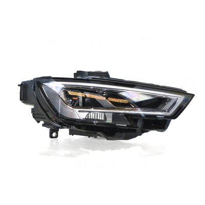 LED Head Lamp Drivers Side Genuine suits Audi A3/S3/RS3 8V 2016 On