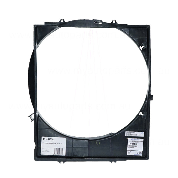 Radiator Shroud Aftermarket suits Toyota Hilux with 2.0L 1RZ-E & 2.7L 3RZ-FE 4CYL Petrol Engines