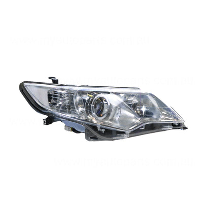 Halogen Head Lamp Drivers Side Certified Suits Toyota Camry AVV50R 2012 to 2015
