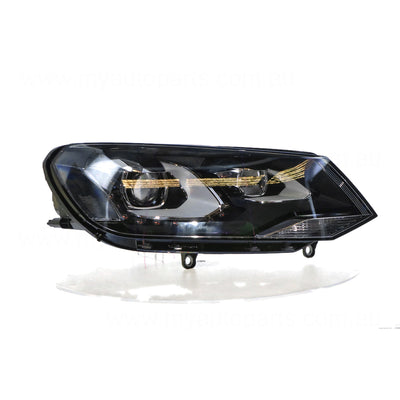 Xenon Head Lamp Driver Side Genuine Suits Volkswagen Touareg 7P 7/2011 to 7/2015