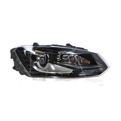 Xenon Head Lamp Drivers Side Genuine Suits Volkswagen Polo GTi 6R 2010 to 2014