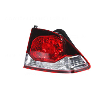 Tail Lamp Drivers Side Genuine Suits Honda Civic 8th Generation FD 2009 to 2012