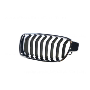 Grille Passenger Side Aftermarket Suits BMW 3 Series F30 2012 to 2015