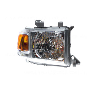 Head Lamp Drivers Side OEM suits Toyota Landcruiser 70 Series 2007 to 2016