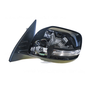 Door Mirror With Camera, Blind Spot & Indicator Passenger Side OEM suits Toyota Prado 150 Series 2017 On
