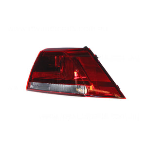 Tinted Tail Lamp Drivers Side Certified Suits Volkswagen Golf MK 7 2013 to 2017