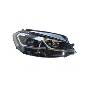 LED Head Lamp Drivers Side OEM Suits Volkswagen Golf MK 7 2017 On