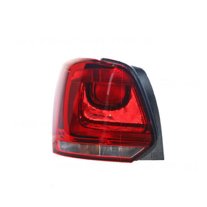 Tail Lamp Passenger Side Genuine Suits Volkswagen Polo 6R 2010 to 2014