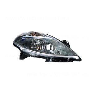 Head Lamp Drivers Side Genuine Suits Nissan Tiida C11 2009 to 2012