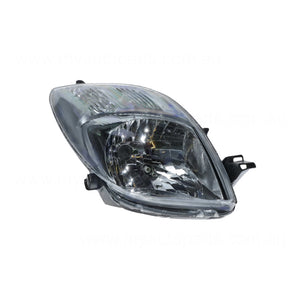 Head Lamp Drivers Side Certified suits Toyota Yaris 2005 to 2008