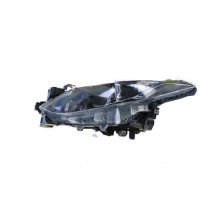 Halogen Head Lamp Passenger Side Certified Suits Mazda 3 BM 11/2013 to 5/2016