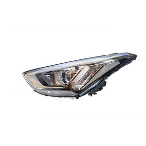 Halogen Head Lamp Passenger Side OEM Suits Hyundai Santa Fe DM 2012 to 2015