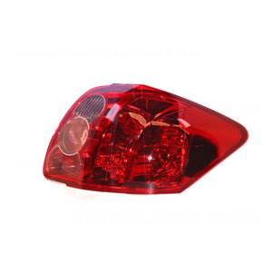 Tail Lamp Drivers Side Genuine Suits Toyota Corolla ZRE152R Hatch 3/2007 to 10/2009