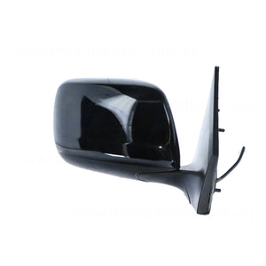 Chrome Door Mirror Drivers Side Aftermarket Suits Toyota Prado 120 Series GXL/VX/Grande 2002 to 2009