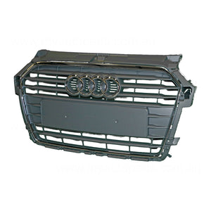 Grey Grille Genuine Suits Audi A1 8X 2015 to 2019