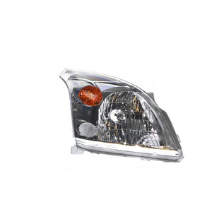 Halogen Head Lamp Drivers Side Genuine Suits Toyota Prado 120 Series 2002 to 2009