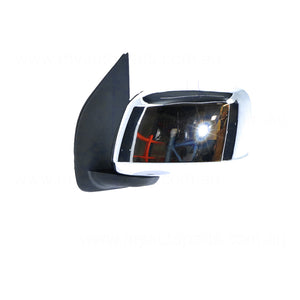 Chrome Door Mirror Passenger Side Aftermarket Suits Nissan Navara D40 2005 to 2010