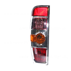 Chrome Tail Lamp Drivers Side Certified Suits Mazda BT50 UN 6/2008 to 10/2011