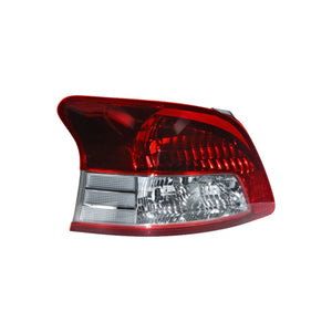 Red/Clear Tail Lamp Passenger Side Genuine Suits Toyota Yaris NCP93R 2006 to 2016