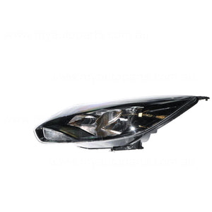 Black Head Lamp Passenger Side OEM Suits Ford Focus LW 2011 to 2012