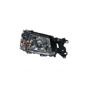 Chrome Head Lamp Drivers Side OEM suits Subaru Forester SG 2002 to 2005