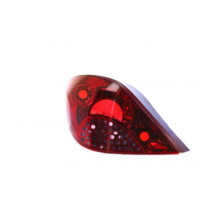 Tail Lamp Passenger Side Certified Suits Peugeot 207 A7 2007 to 2009