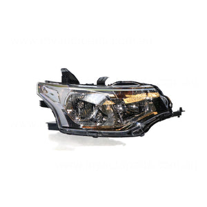 Halogen Head Lamp Drivers Side OEM Suits Mitsubishi Outlander ZJ 2012 to 2015