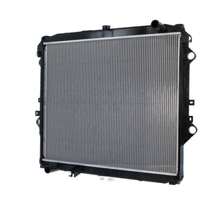 Radiator 32 / 35 mm Plastic Aluminium 550 x 656 x 16 mm Manual 2.7 L 2TRFE Aftermarket Suits Toyota Hilux TGN121R 2015 to 2020