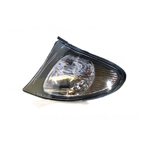 Front Park / Indicator Lamp, Black Trim, Passenger Side Certified Suits BMW 3 Series E46 2001 to 2003