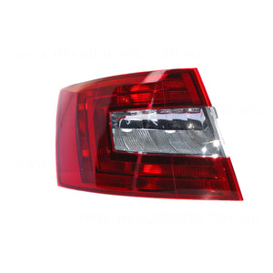 Tail Lamp Passenger Side Certified Suits Skoda Octavia NE Sedan 2013 to 2017