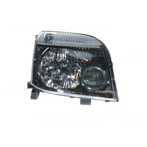 Halogen Electric Adjust Head Lamp Drivers Side Certified Suits Nissan X-Trail T30 2001 to 2007