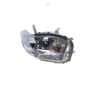 Halogen Head Lamp Drivers Side Genuine Suits Toyota Kluger GSU40R/GSU45R KX-S & Grande 2007 to 2010