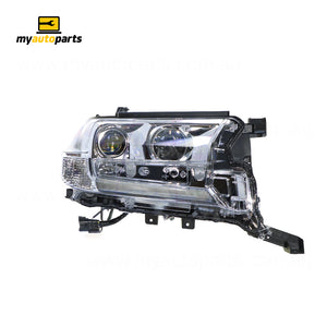 LED with Auto Levelling Head Lamp Drivers Side Genuine suits Toyota Landcruiser GXL/Altitude 200 Series 2012 On